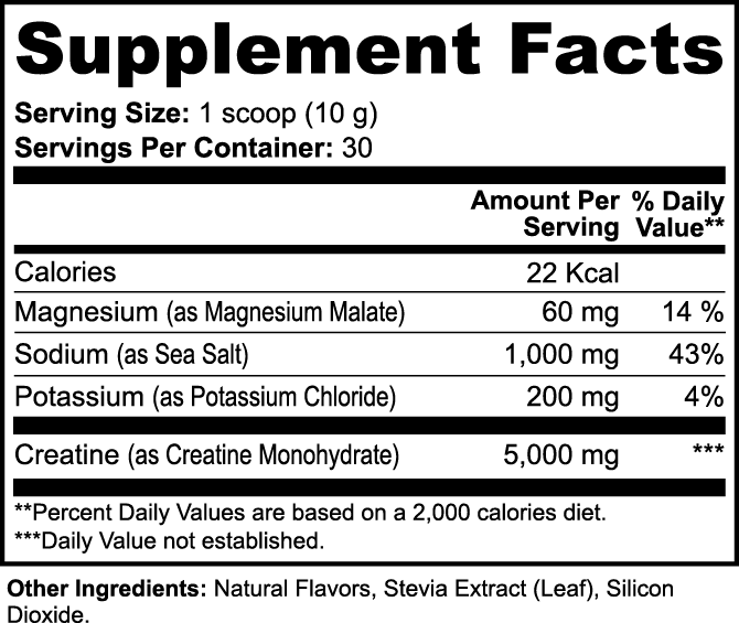 Zynk Creatine Hydration Powder