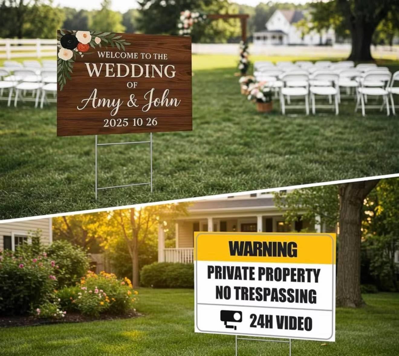 Yard Signs Full Color 24" x 18"