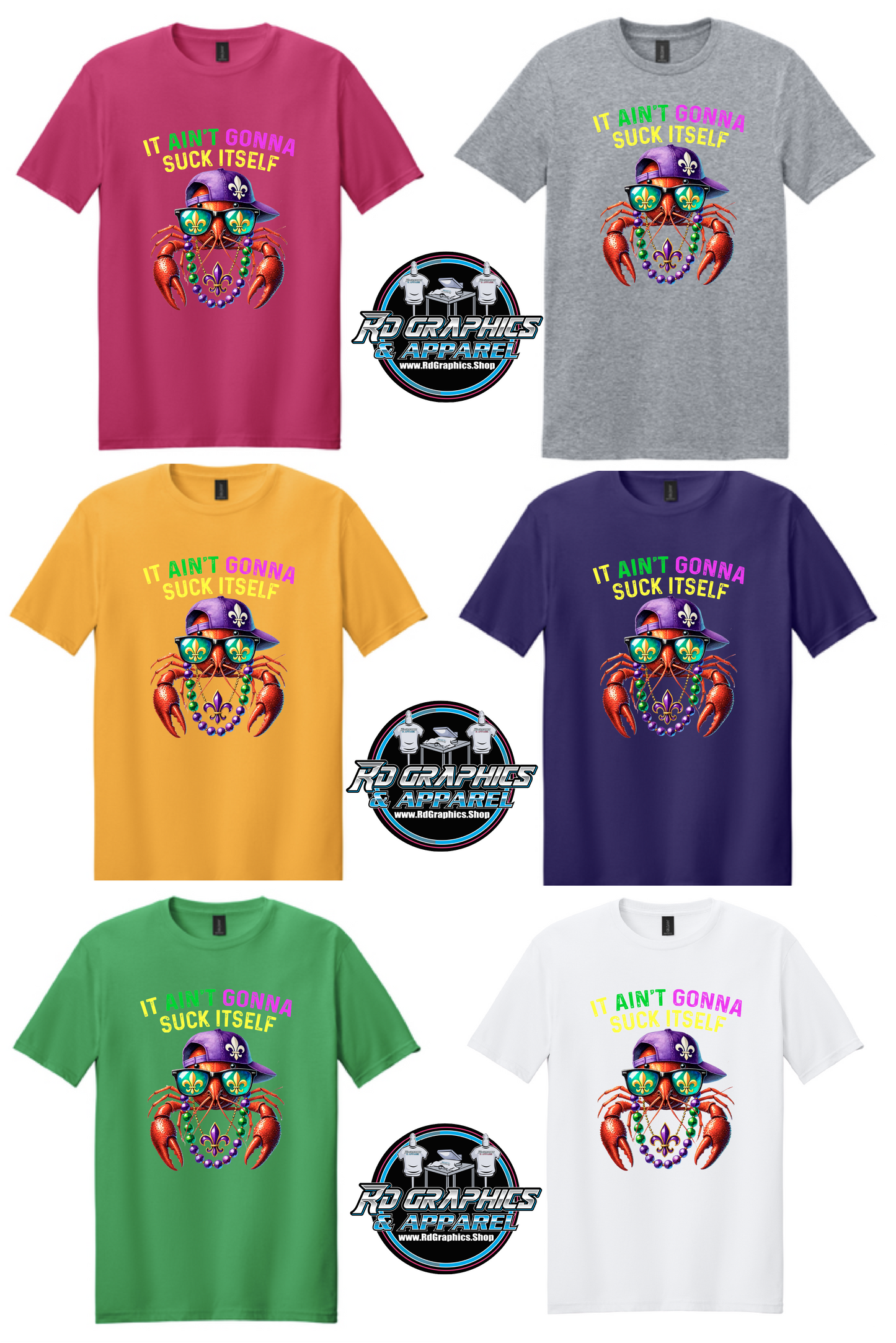 Mardi Gras Crawfish Suck It