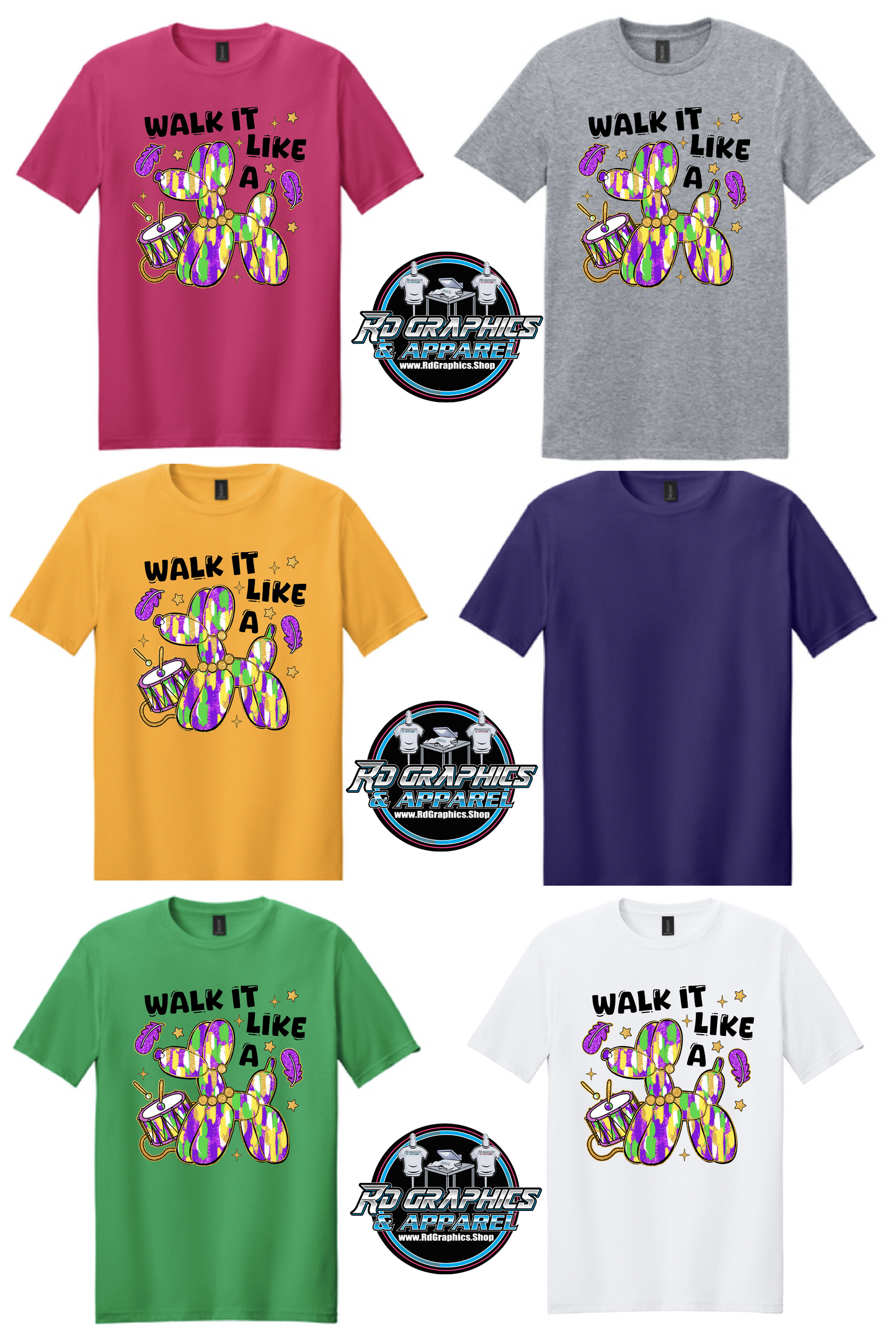 Mardi Gras Walk It Like A Dog