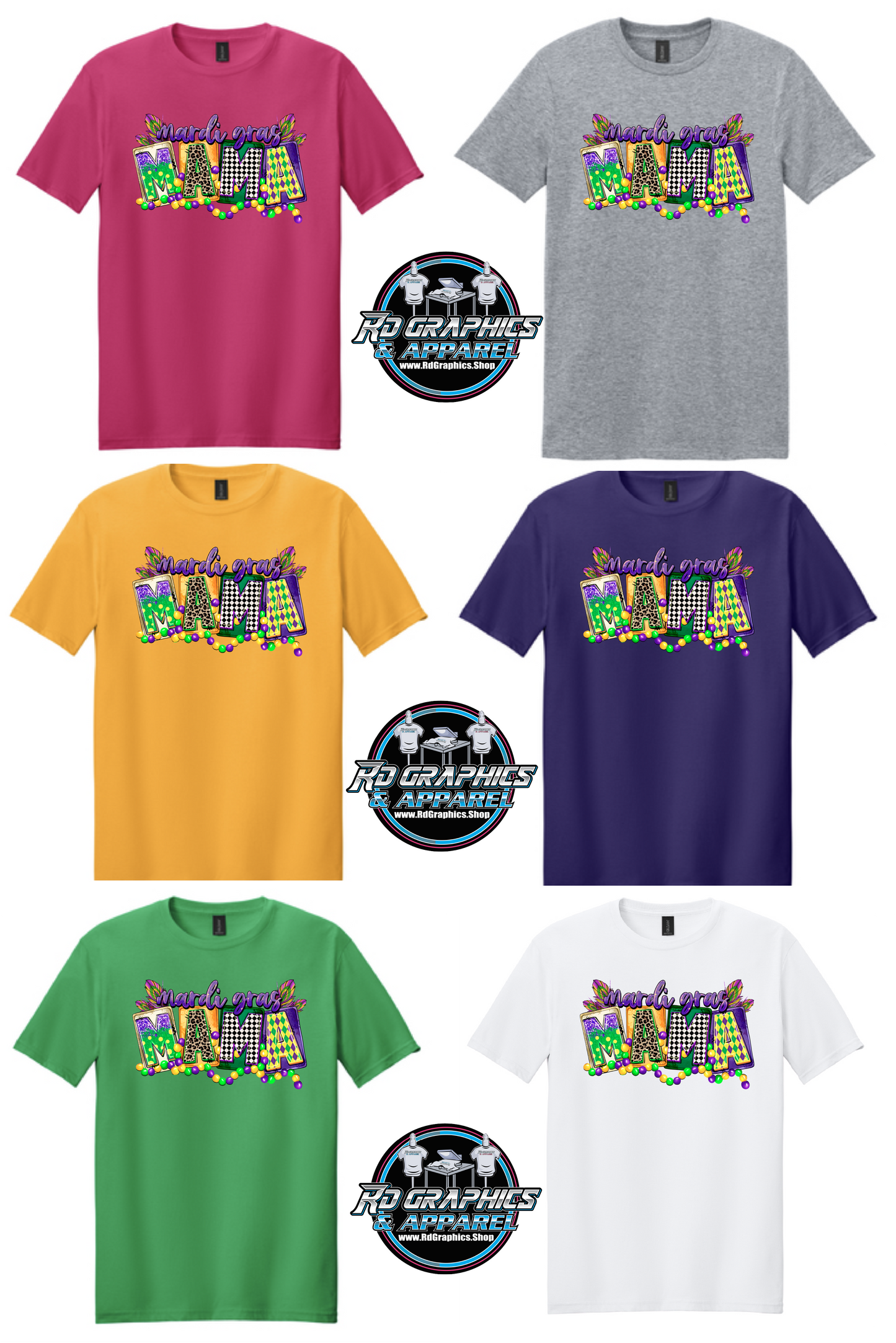 Mardi Gras Mardi Gras MAMA Unisex T-Shirt