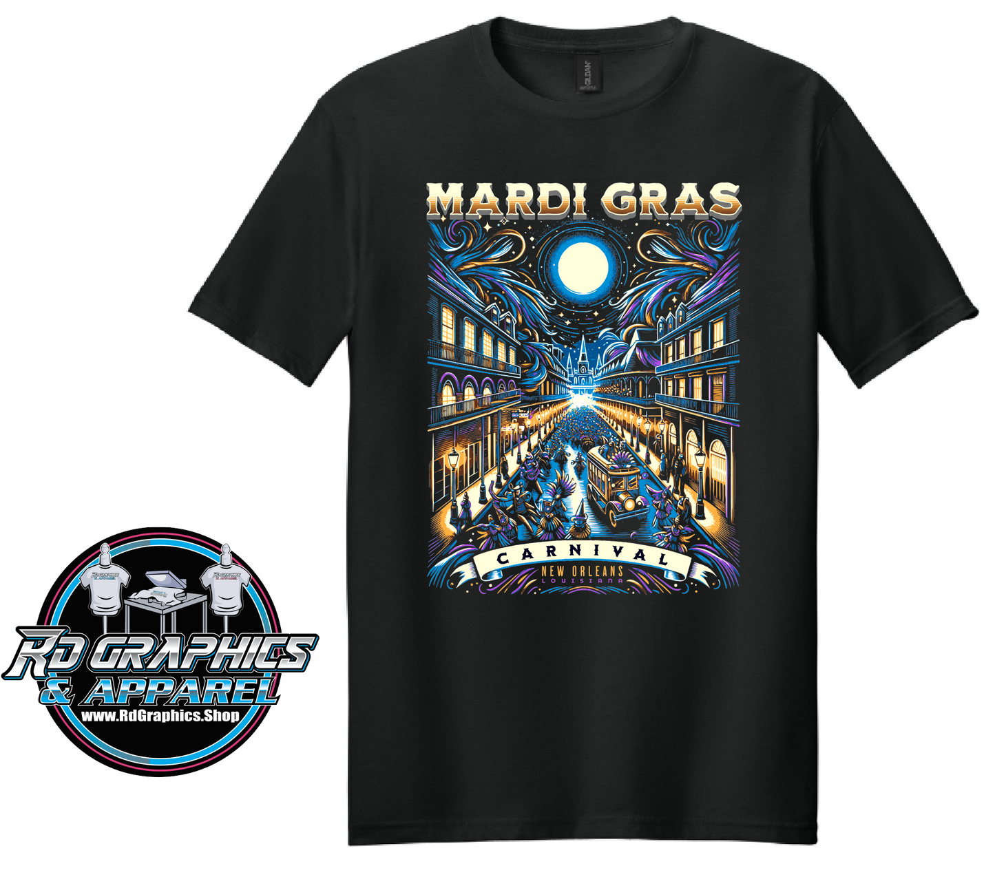 Mardi Gras Carnival Quarter Unisex T-Shirt