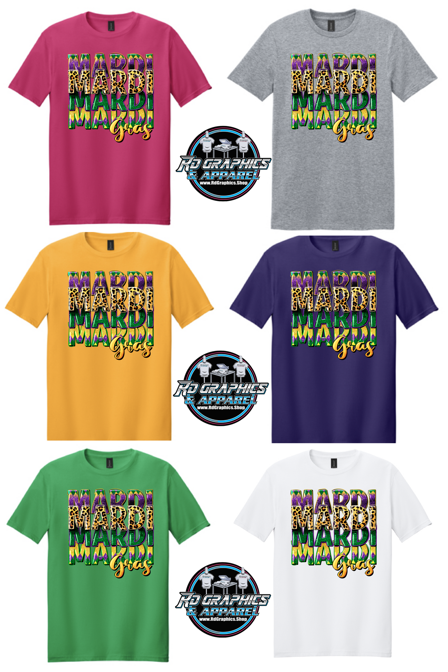 Mardi Gras Mardi x4 Unisex T-Shirt