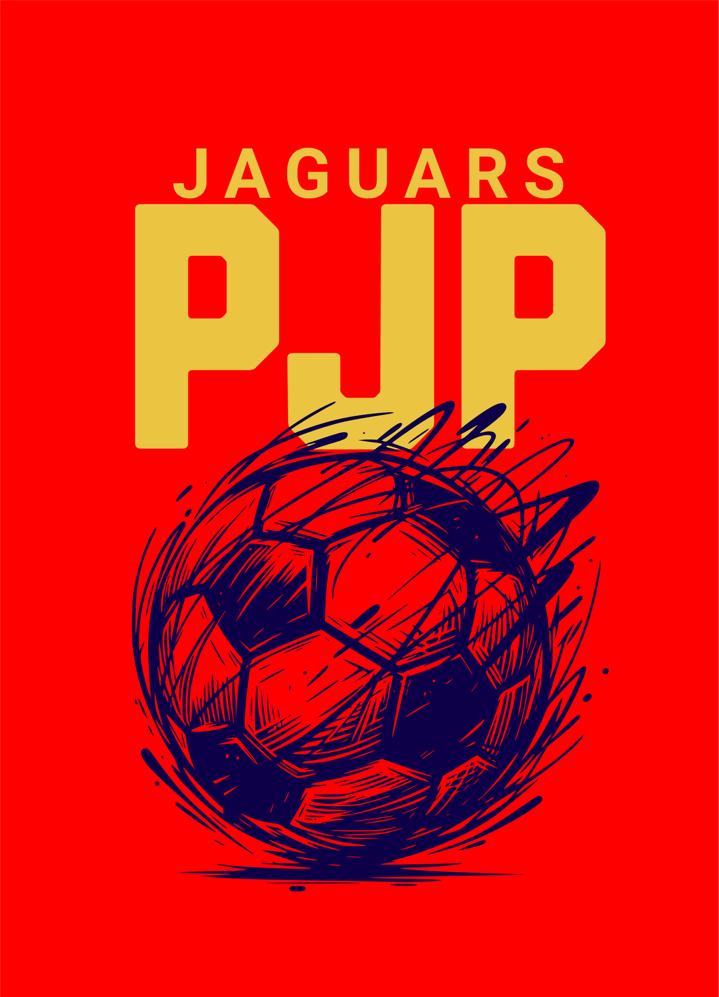 PJP Soccer Custom Number Shirts & Sweats (Red)