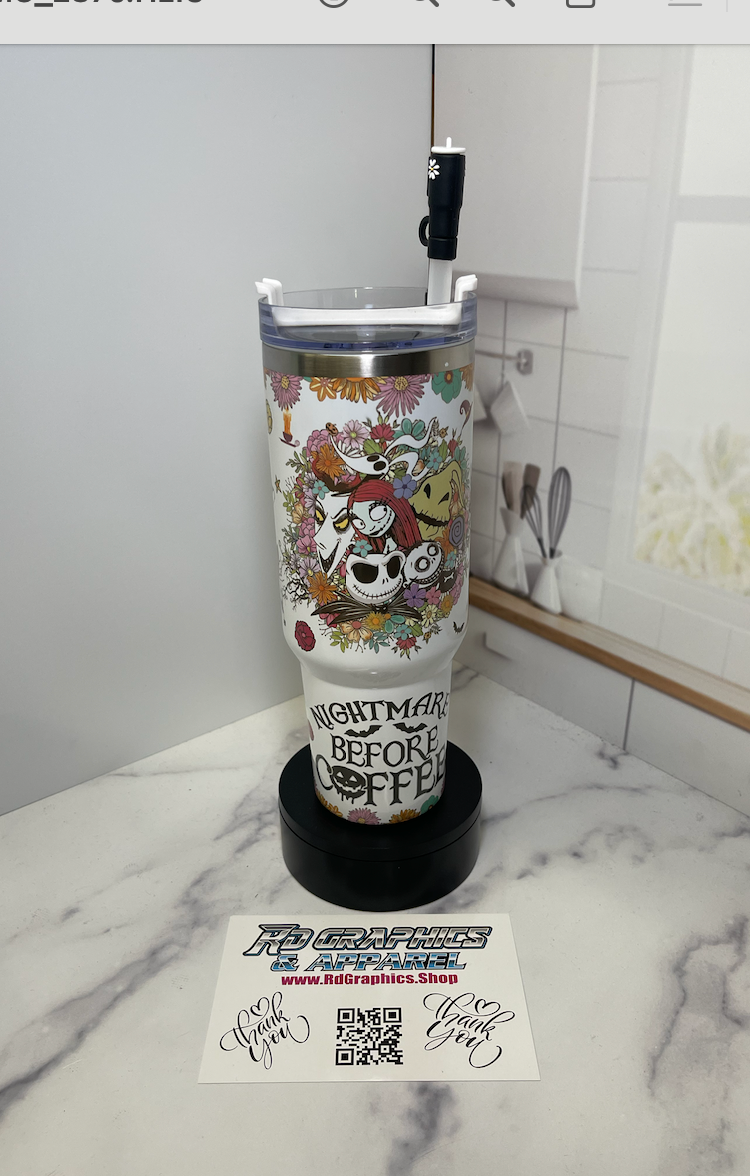 Halloween Nightmare Tumbler 40oz