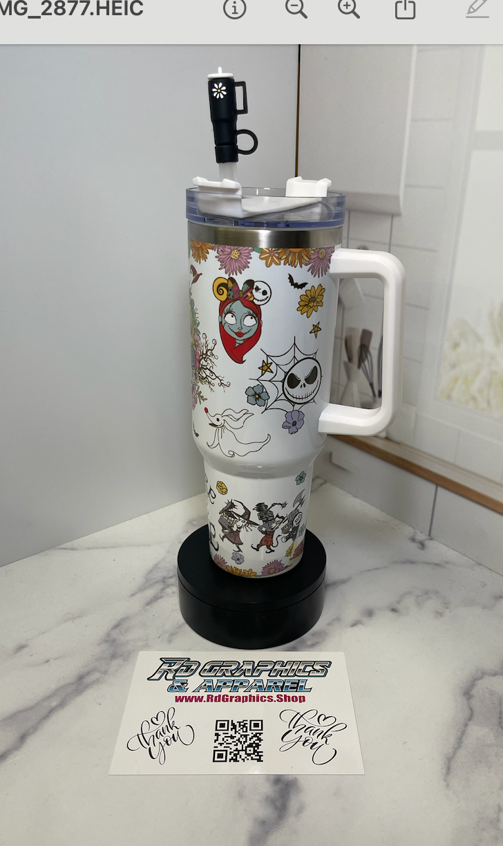 Halloween Nightmare Tumbler 40oz