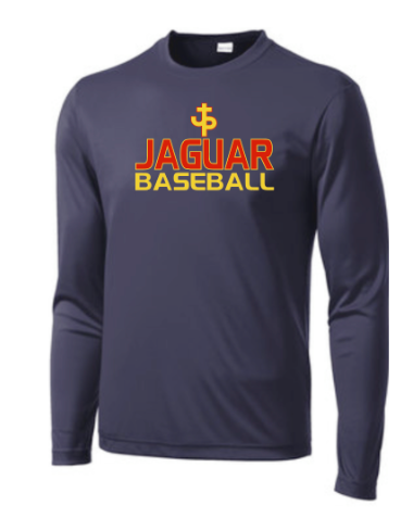 PJP Baseball Mandatory Item Navy Player Practice (Dry Fit) Long Sleeve T-Shirt