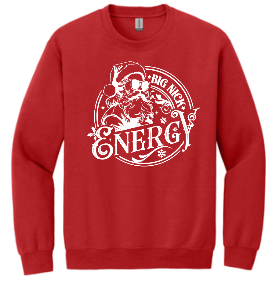 Christmas Big Nick Energy Circle Red Item