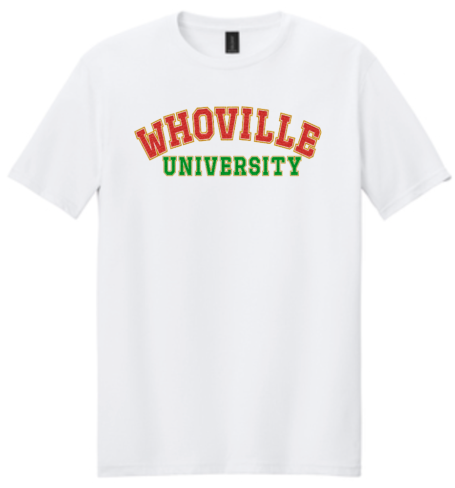 Christmas Who University Faux Glitter
