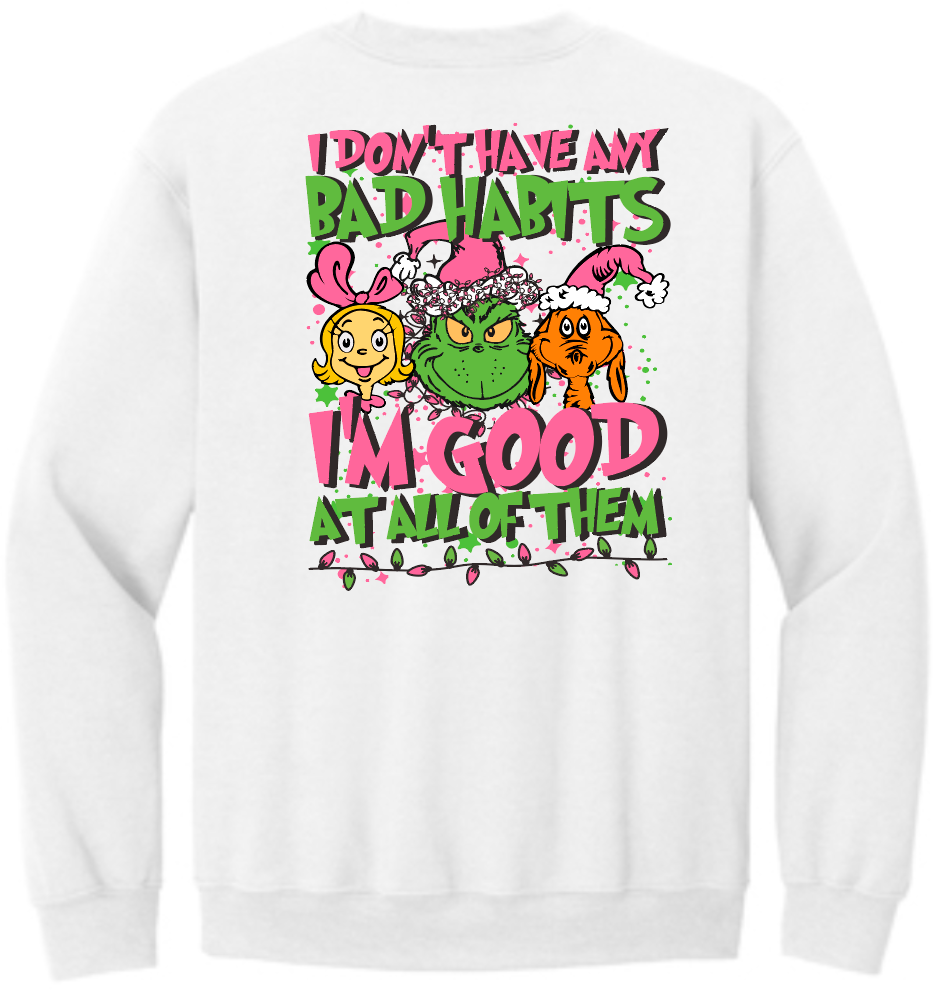 Christmas Grench Bad Habits