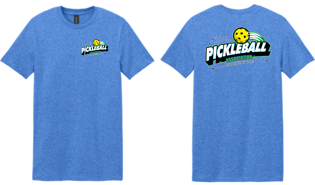 Pickleball Slidell Association 100% Cotton T-Shirt (Unisex)