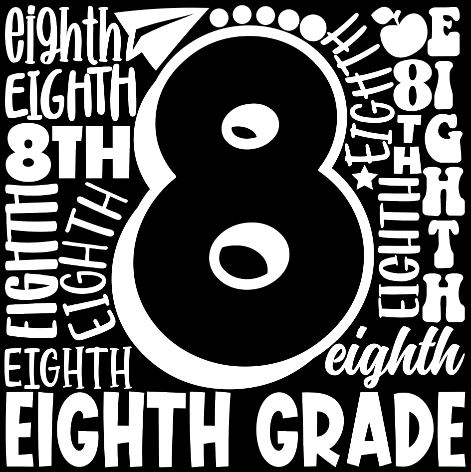 8th Grade 8 White Ink