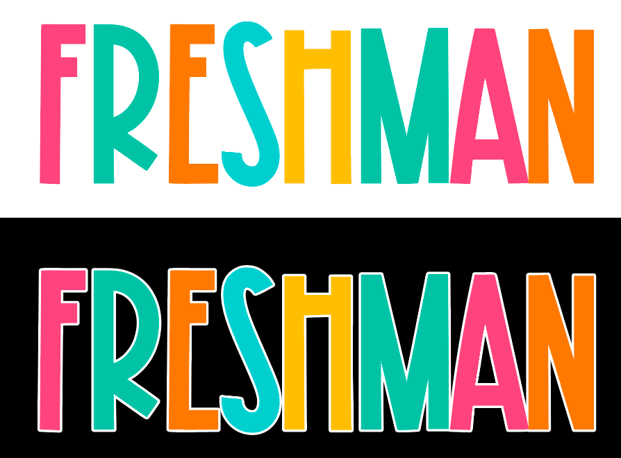 Freshman Colorful