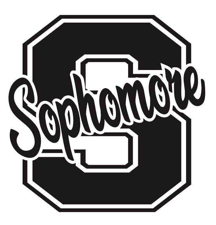 Sophomore S (Black Ink)