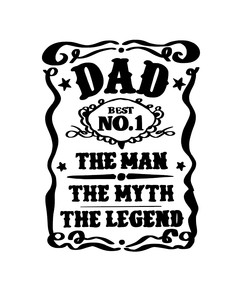 Dad Whiskey Logo Unisex T-Shirt