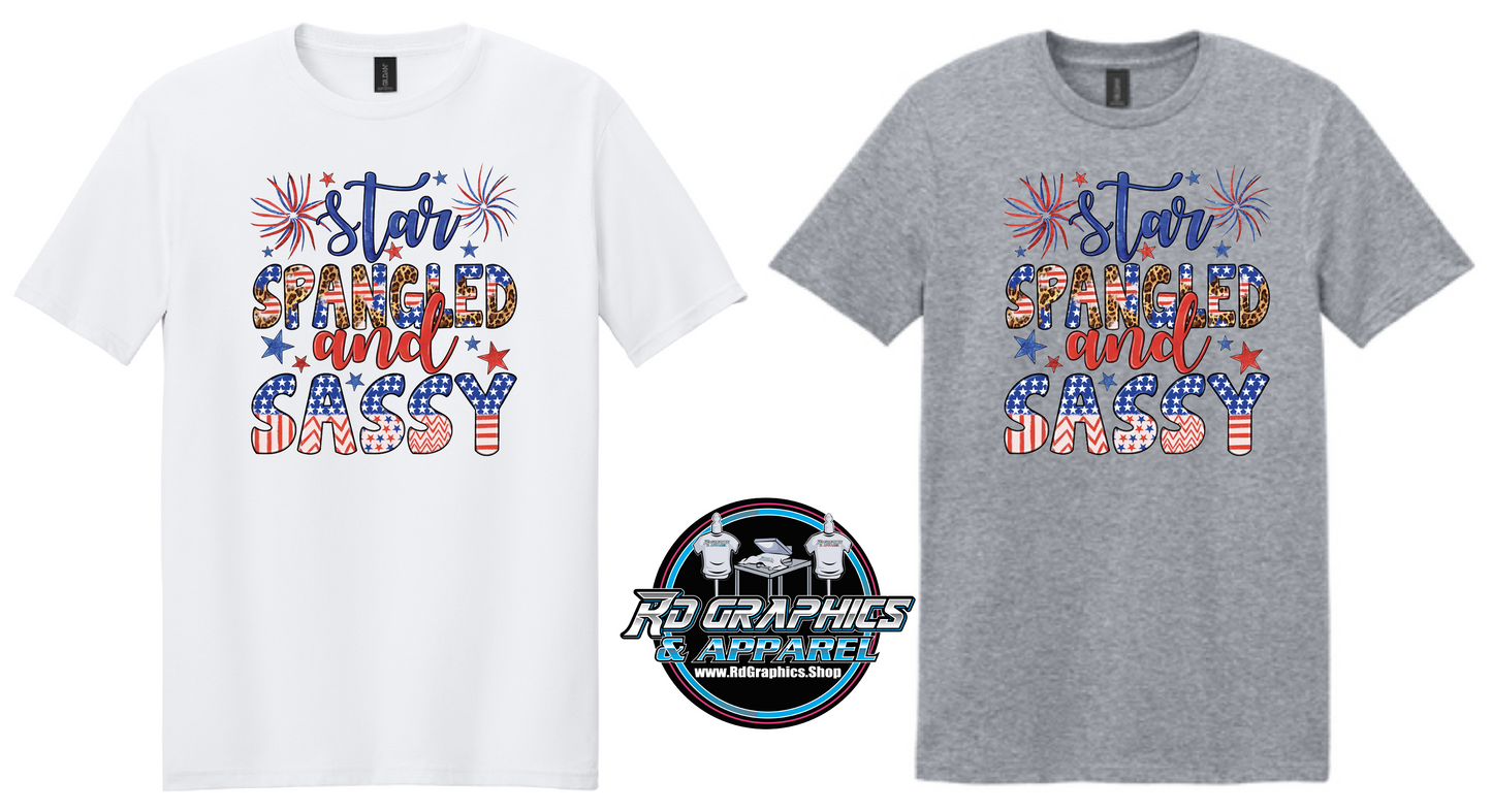 America Star Spangled and SASSY Unisex T-Shirt
