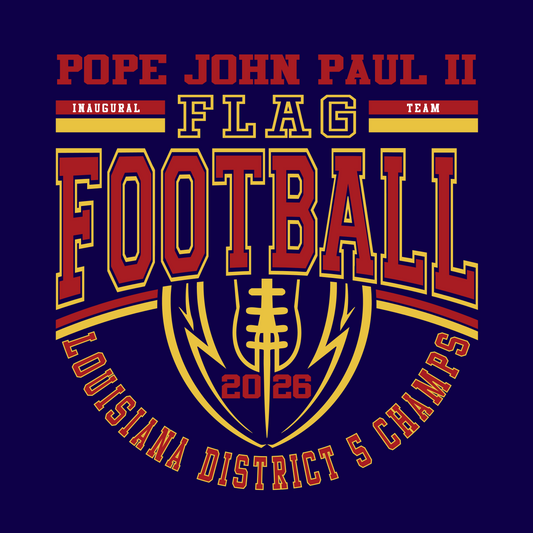 PJP District Champs Flag Football Fan Gear Unisex