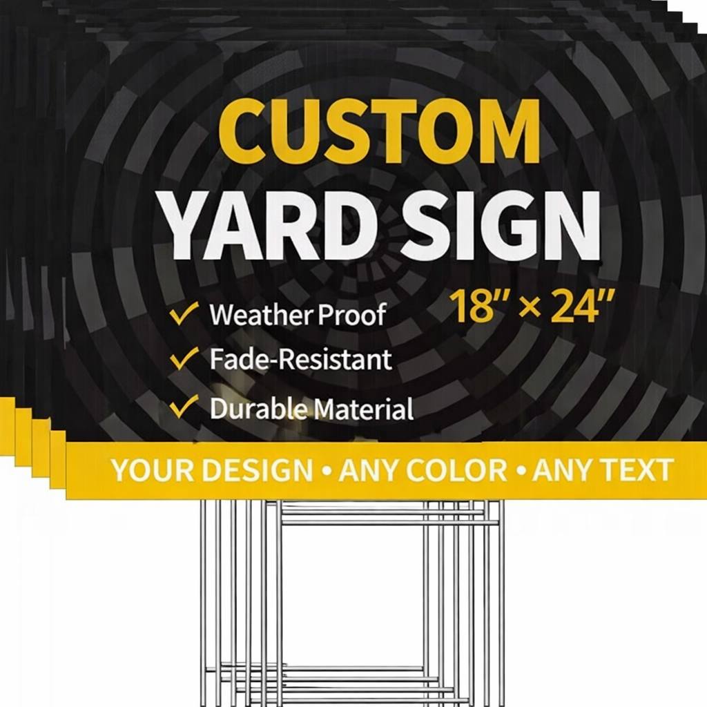 Yard Signs Full Color 24" x 18"