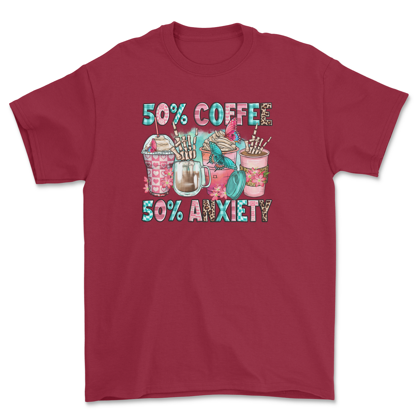 50% Coffee / 50% Anxiety