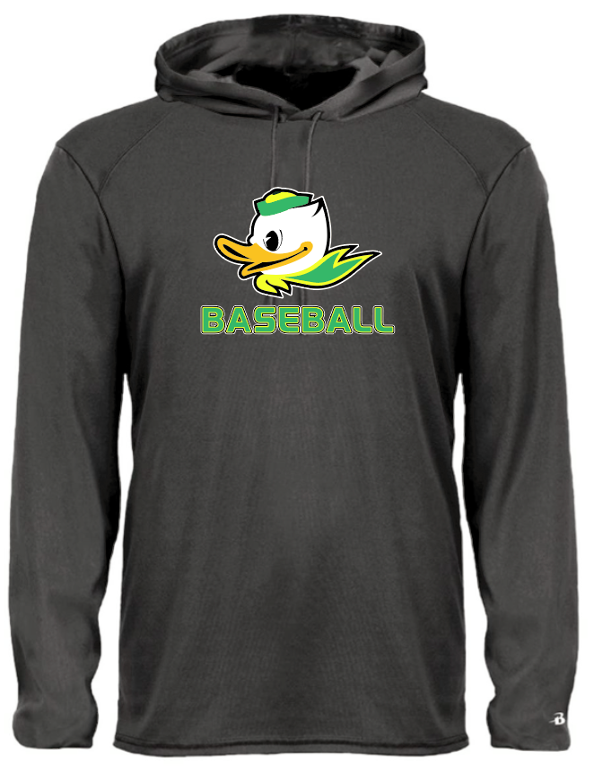 Design B Ducks (Dry Fit) Hooded Long Sleeve or Short Sleeve T-Shirt