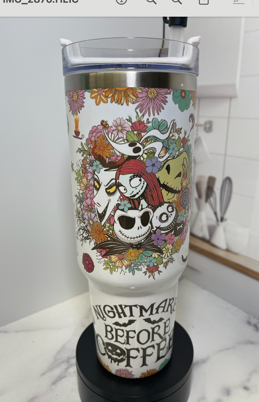 Halloween Nightmare Tumbler 40oz