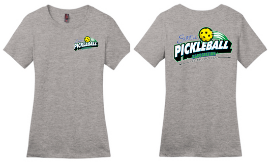 Pickleball Slidell Association Ladies Fit T-Shirt (100% Cotton)