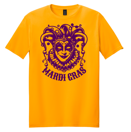 Mardi Gras Throw Shirt Special (Mask)
