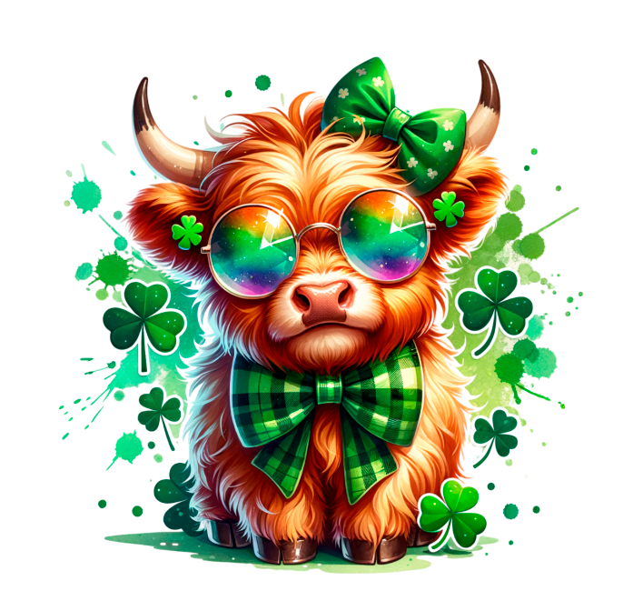 St Patty Day Cow