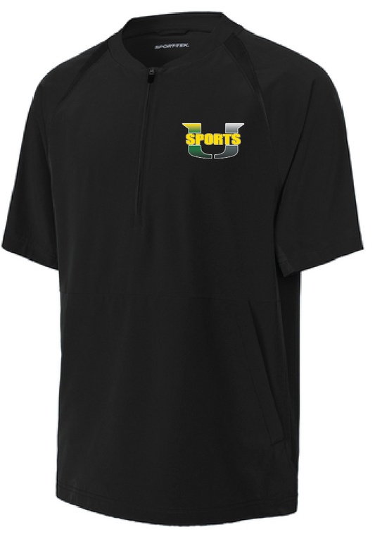 Sport U Unisex 1/2-Zip Short Sleeve Jacket RDGJST489)