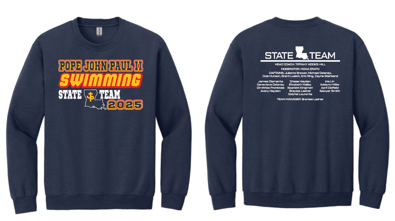 PJP Swim State 2025 Crew Neck Unisex Sweat Shirt