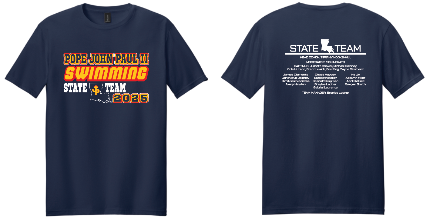 PJP Swim State 2025 100% Cotton Unisex T-Shirt