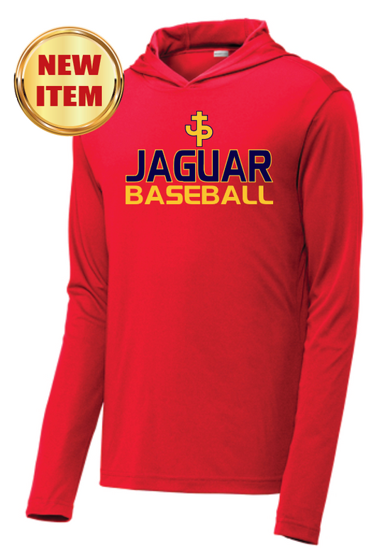 PJP Baseball (Dry Fit) Long Sleeve Hooded Pullover Shirt (RDGST358PJP)