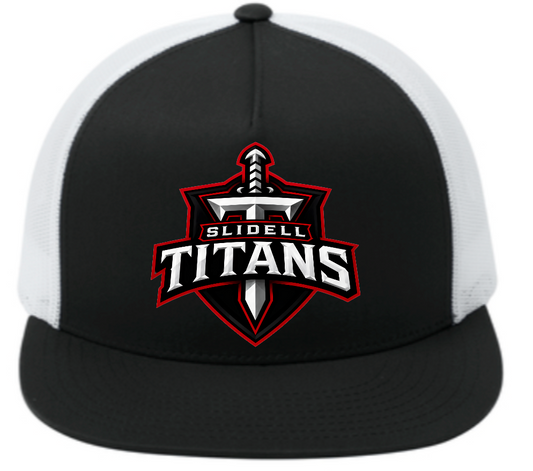 Titans Football 5 Panel Hat Shield Printed