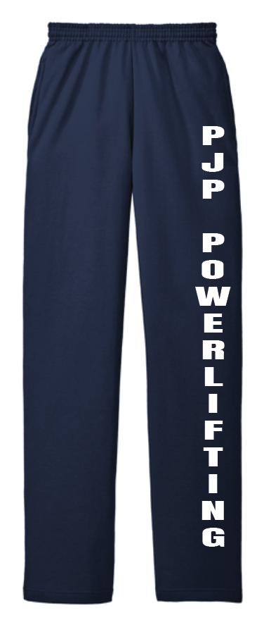 PJP Girls Team Powerlifting Sweat Pant (Open Bottom)
