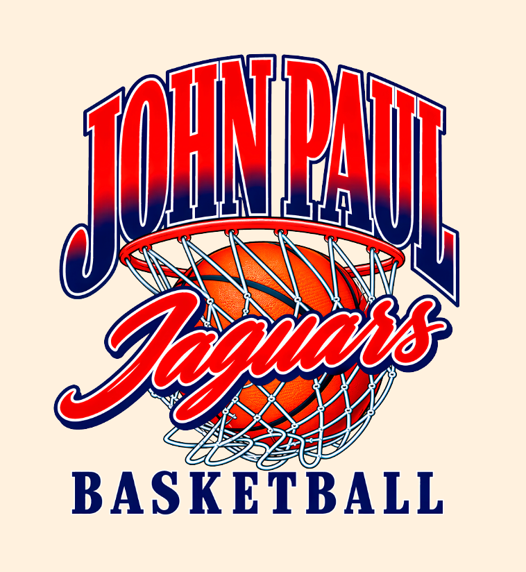 PJP Basketball John Paul Logo Off White