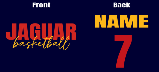 PJP Basketball Jaguar CUSTOM Name/Number Navy