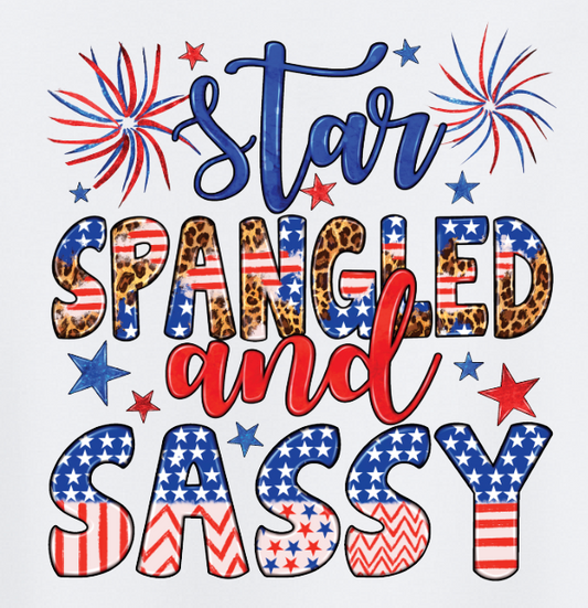 America Star Spangled and SASSY Unisex T-Shirt