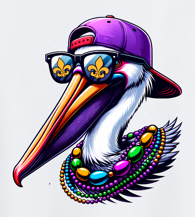 Mardi Gras Pelican