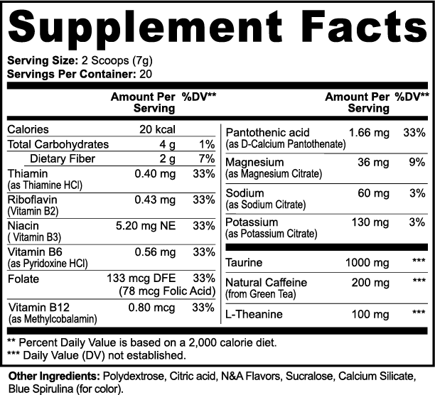 ZYNK *ENERGY* Powder (Cotton Candy)