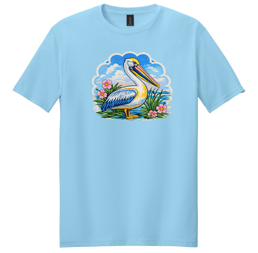 Pelican in the Clouds